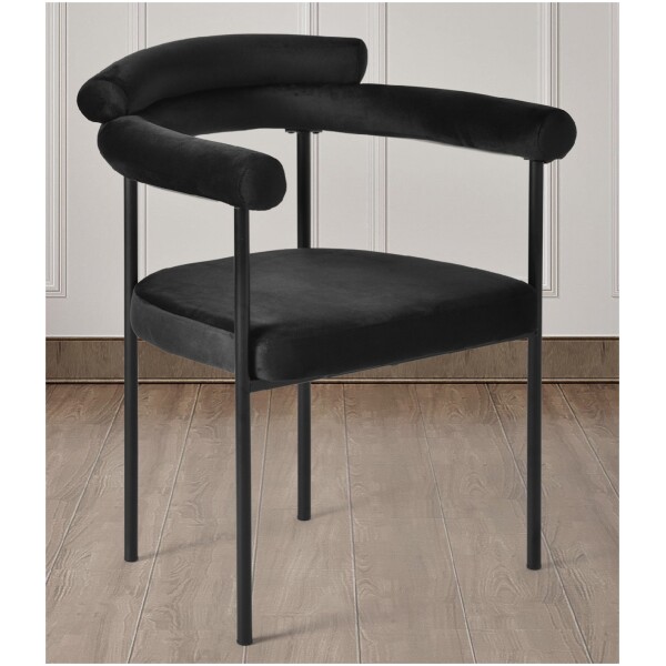 Silla Terciopelo Carolina Velvet  Negro o Blanco - Imagen 11