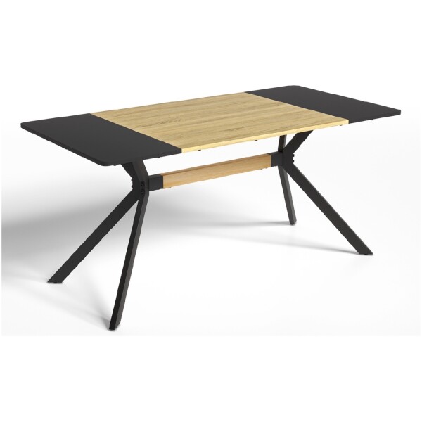 Mesa Moderna Brick  Base metal X Rectangular 160 - Imagen 2
