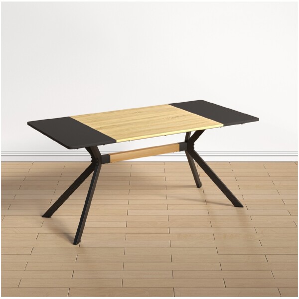 Mesa Moderna Brick  Base metal X Rectangular 160 - Imagen 5