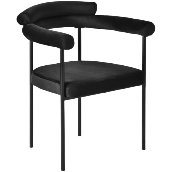 Silla Terciopelo Carolina Velvet  Negro o Blanco - Imagen 8
