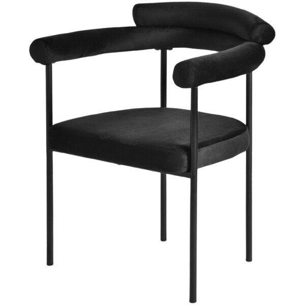 Silla Terciopelo Carolina Velvet  Negro o Blanco - Imagen 7