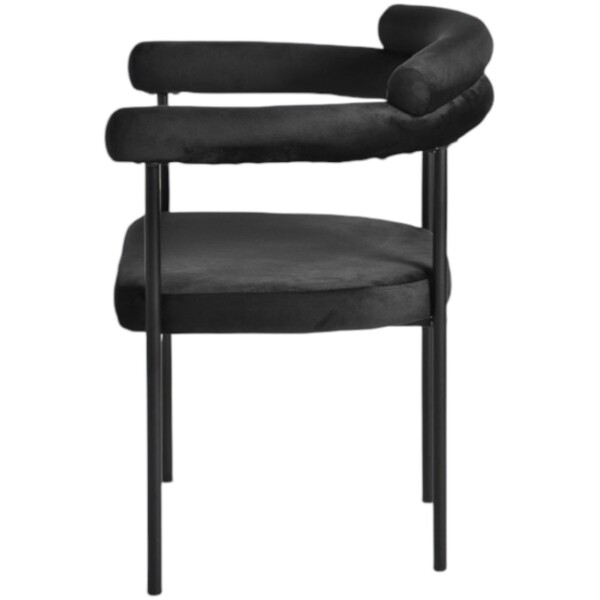 Silla Terciopelo Carolina Velvet  Negro o Blanco - Imagen 6