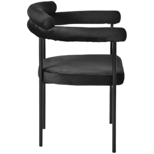 Silla Terciopelo Carolina Velvet  Negro o Blanco - Imagen 5