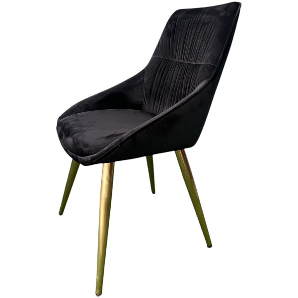 Silla Varssi pata dorada oro terciopelo - Imagen 6