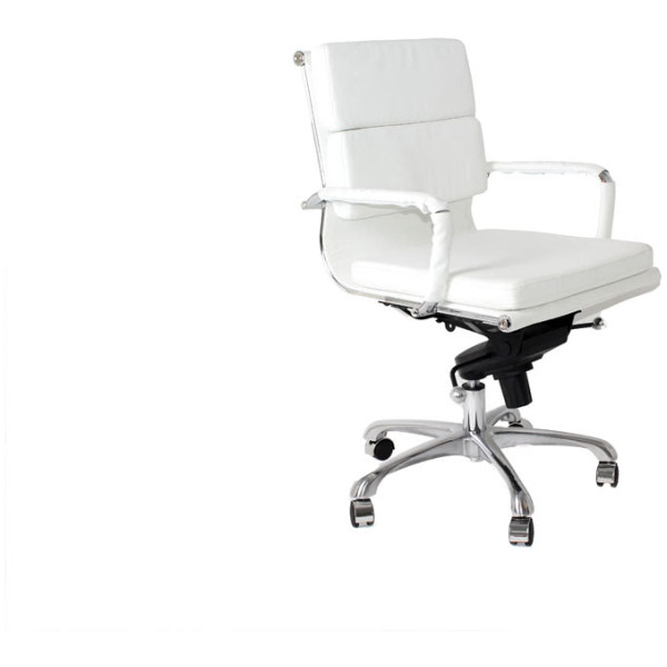 Silla Eames Soft Pad Bajo Blanco - Imagen 3