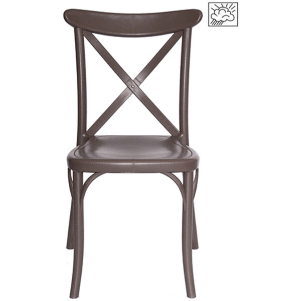 Silla Crossback PP  Chocolate Eqqus - Imagen 3