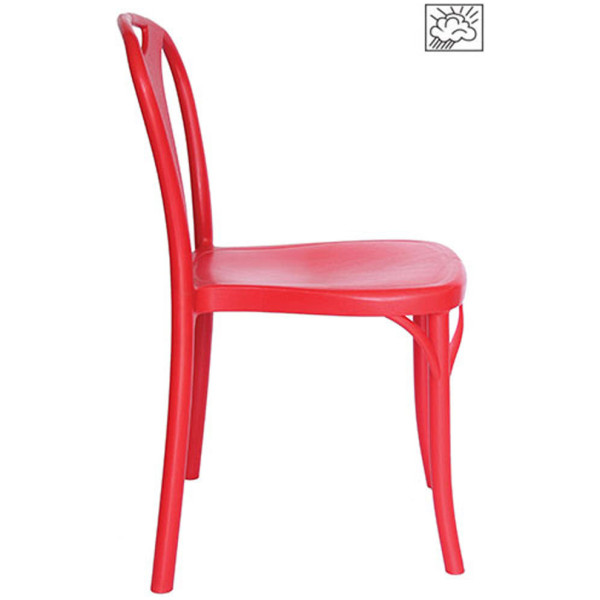 Silla Tolix PP rojo Bistrot - Imagen 4