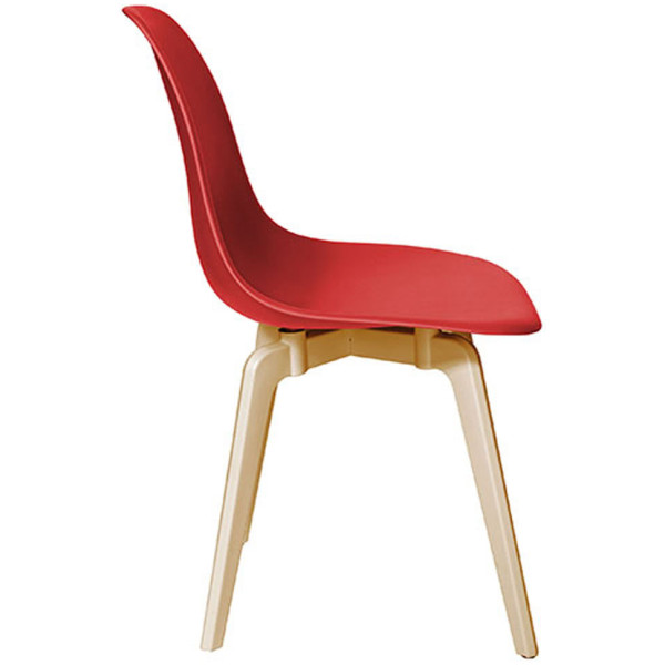 Silla eames H roja - Imagen 4