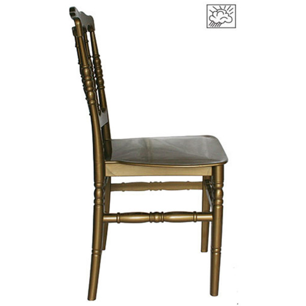 Silla Tiffany V Eventos chocolate - Imagen 4