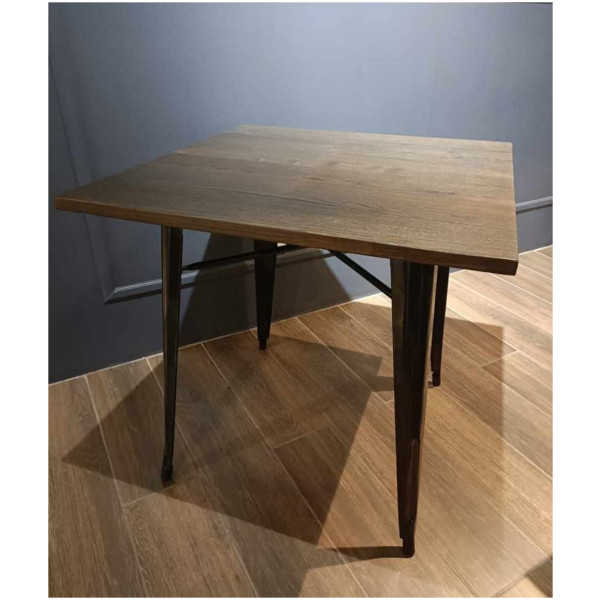Mesa Tolix Eco nogal Tono Medio - Imagen 3