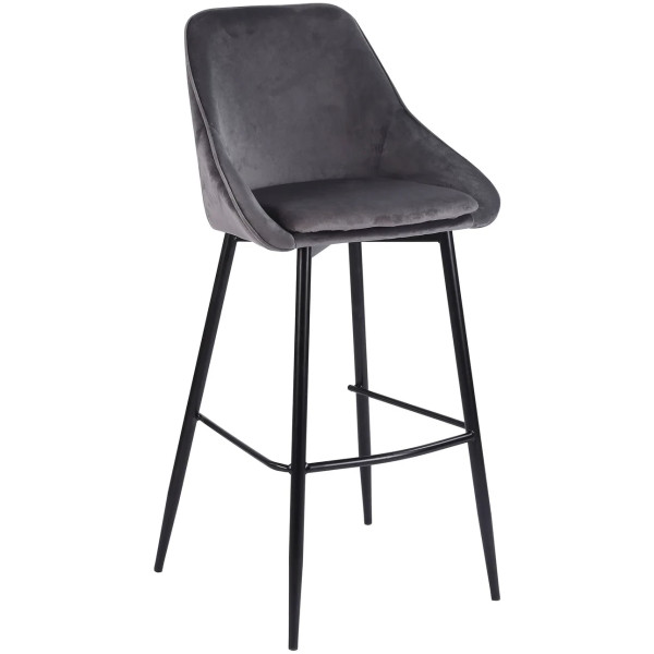 Banco Oslo terciopelo kitchen stool