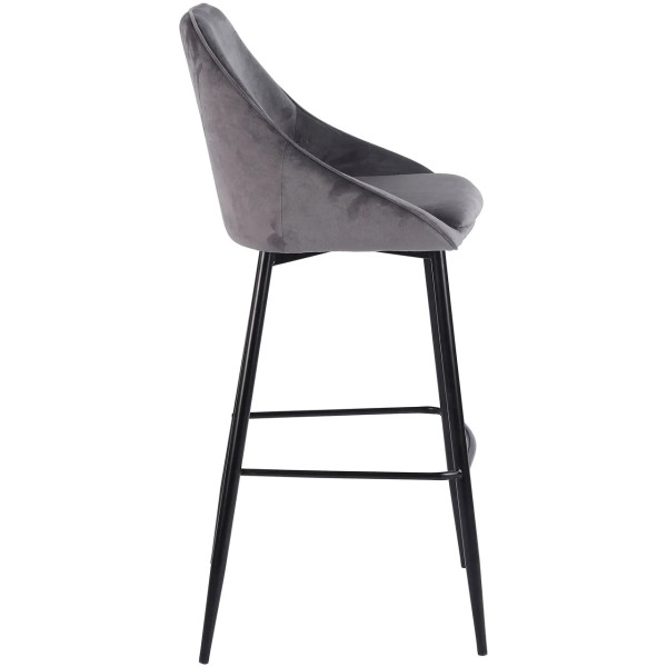 Banco Oslo terciopelo kitchen stool - Imagen 3