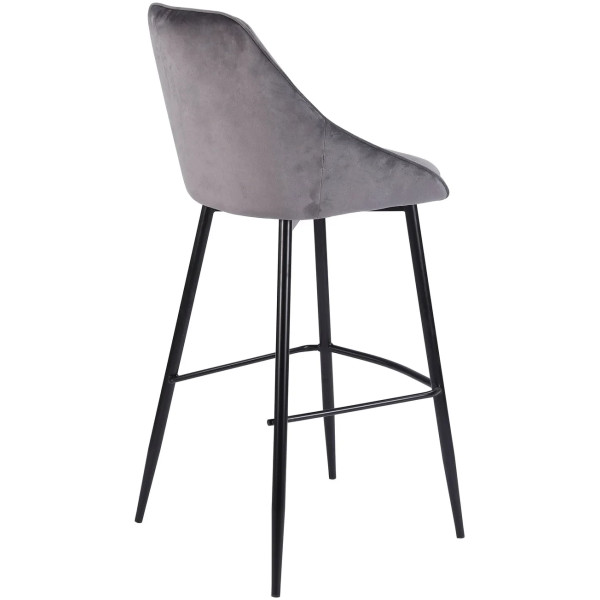 Banco Oslo terciopelo kitchen stool - Imagen 4