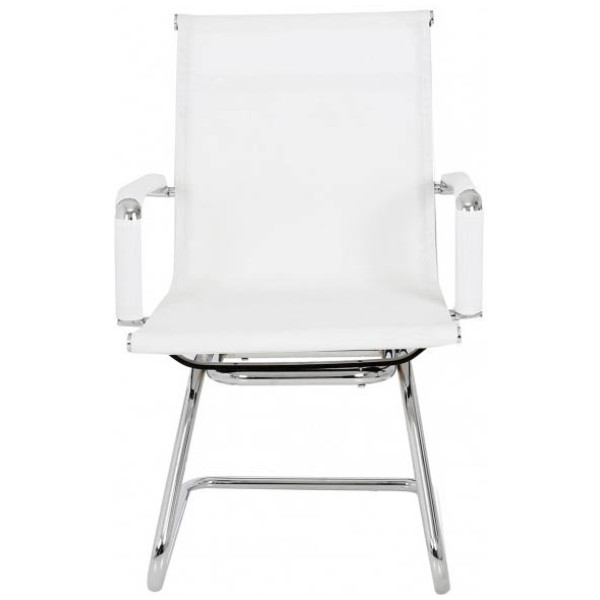 Silla Visitante Eames Aluminium  Mesh blanco - Imagen 2