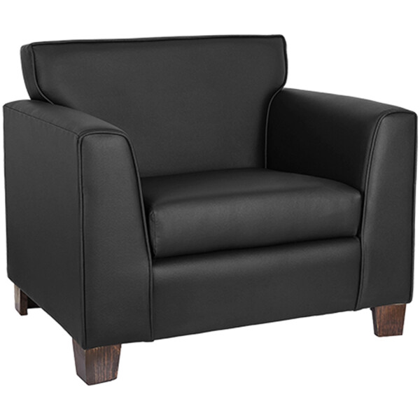 Sillón Monaco 1P – Ideal para Recepción y Zona de Espera, Tapizado Personalizable color tela o piel Pu - Imagen 4