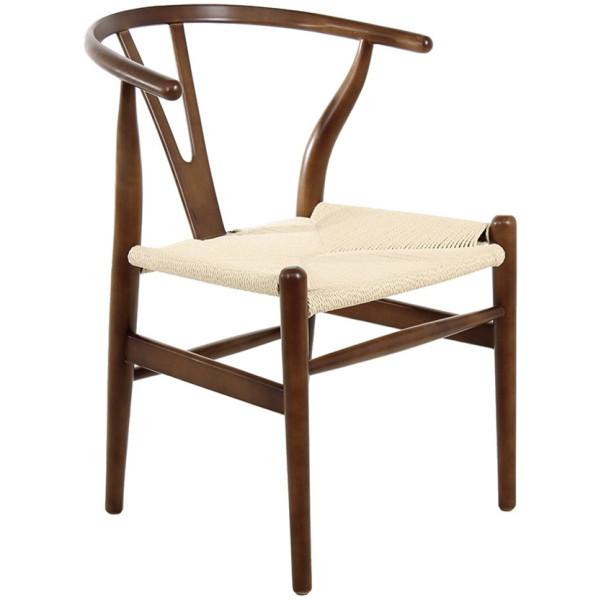 Silla Wishbone Madera Rep nogal alta calidad