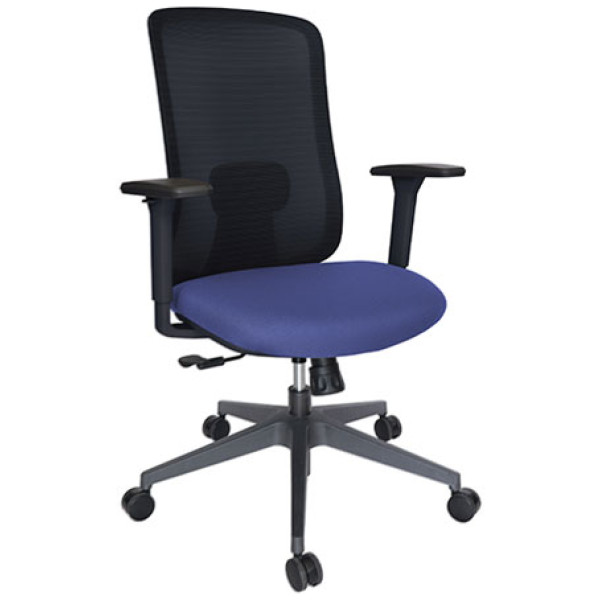 Silla Semi Ejecutiva Crew OHE-112 Estructura negro