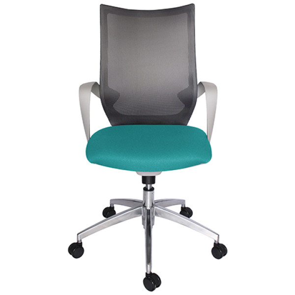 Silla Semi Ejecutiva Equa OHE-183 estructura gris - Imagen 2