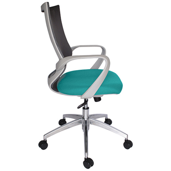 Silla Semi Ejecutiva Equa OHE-183 estructura gris - Imagen 3