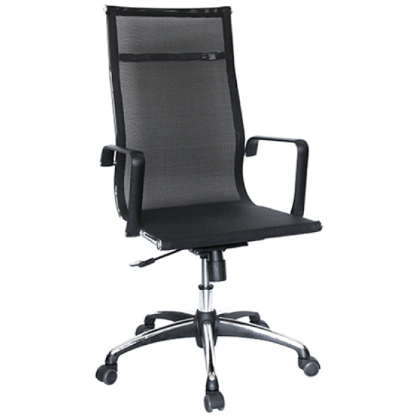 Silla Aluminium Mesh Ejecutiva Travis OHE-295 negro