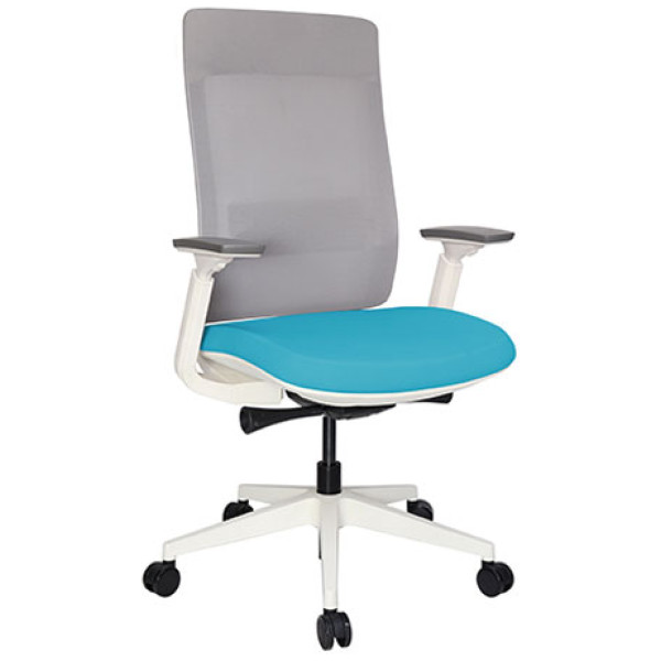 Silla Semi Ejecutiva Quo OHE-803 blanco