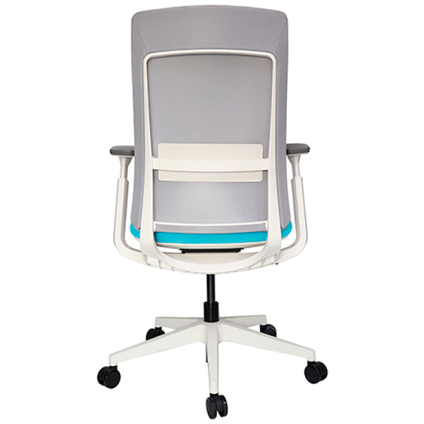 Silla Semi Ejecutiva Quo OHE-803 blanco - Imagen 4