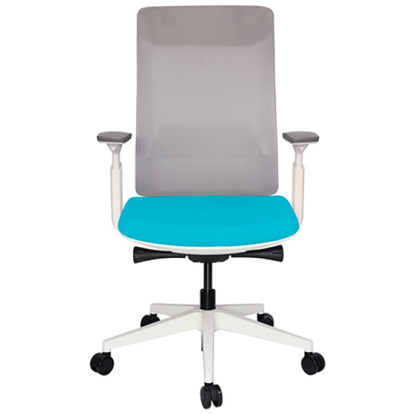 Silla Semi Ejecutiva Quo OHE-803 blanco - Imagen 2