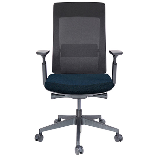 Silla Semi Ejecutiva Quo OHE-803 negro - Imagen 2