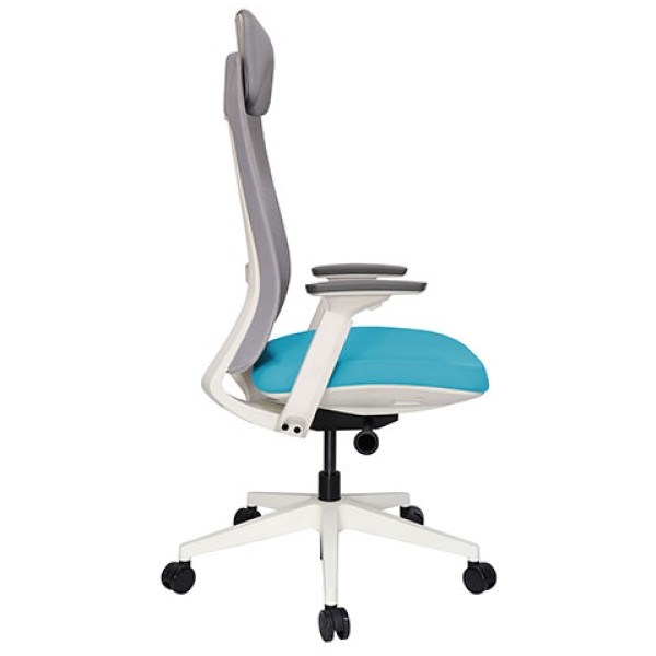 Silla Ejecutiva Quo OHE-805 blanco - Imagen 3