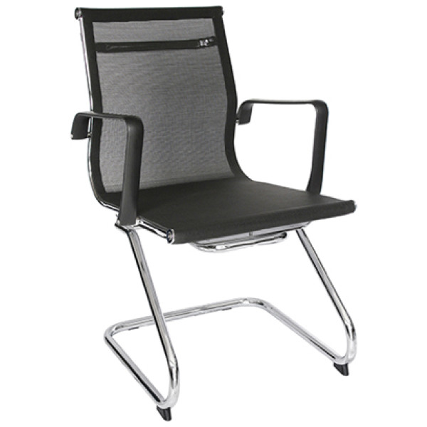 Silla Aluminium Mesh Visita Travis OHV-298 negro