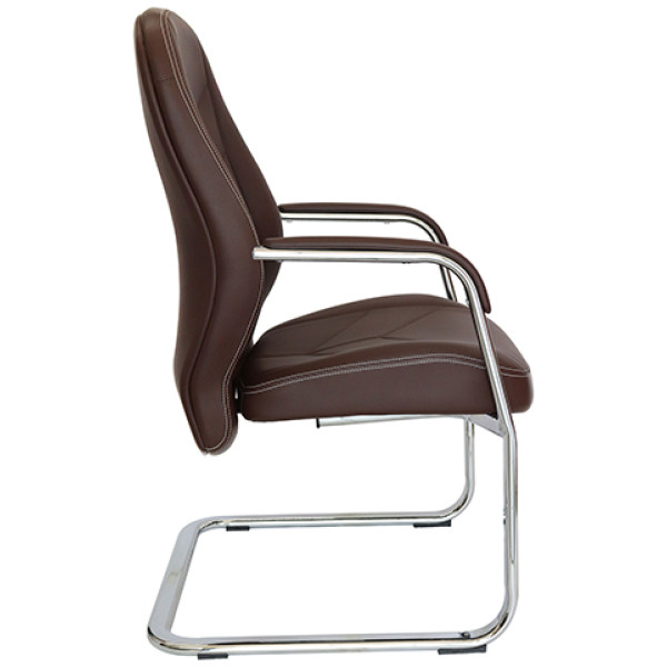 Silla Alufsen OHV-408 chocolate Cafe Visita visitante - Imagen 3