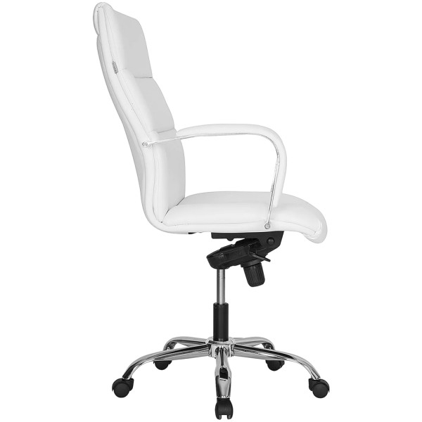 Silla Ejecutiva Piel Blanca AB2012 o Color A Eleccion - Imagen 4
