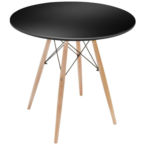 Mesa Eames 80 Cm Negra - Imagen 2