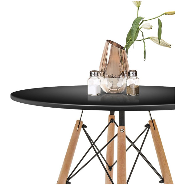 Mesa Eames 80 Cm Negra - Imagen 3