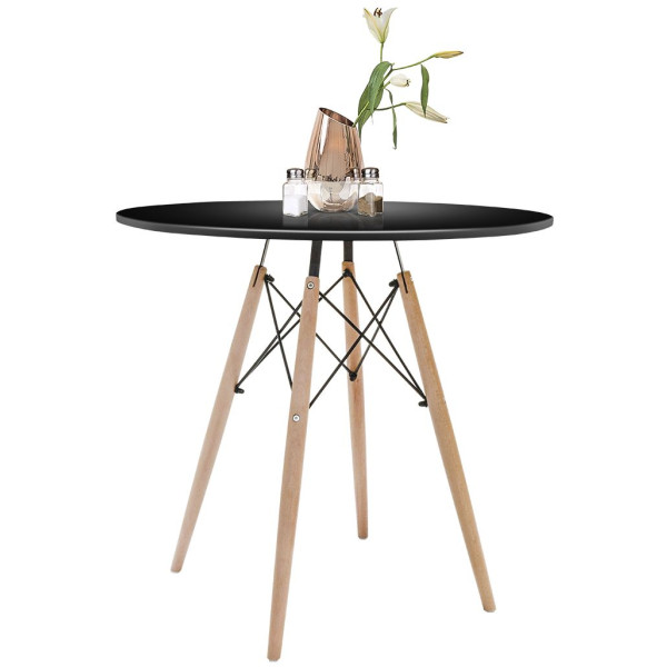 Mesa Eames 80 Cm Negra