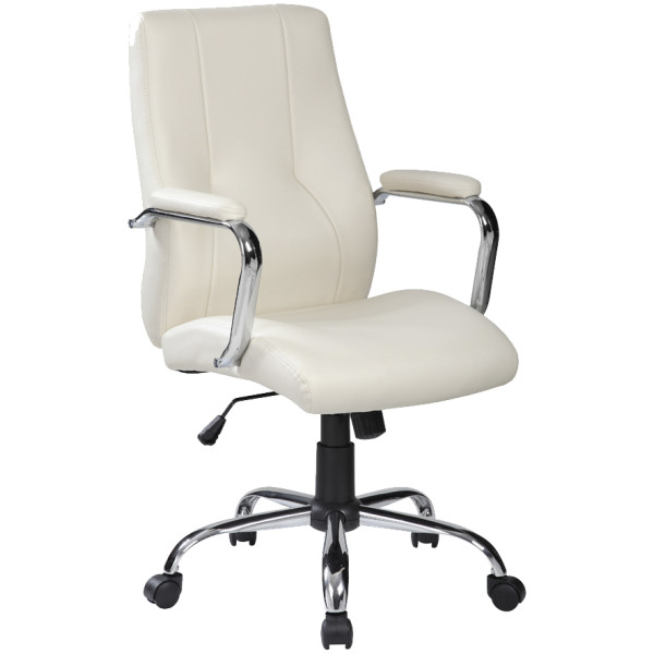 Silla Ejecutiva E-500 Ivory Star500ivy Blanco Hueso - Imagen 3