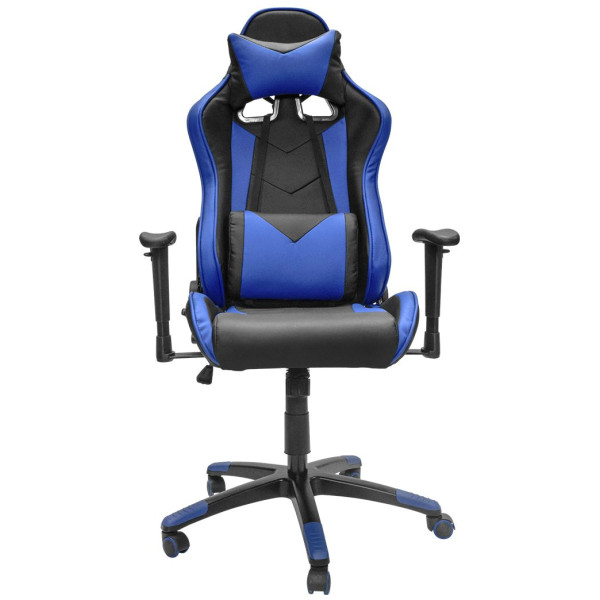 Silla Gamer Economica Azul Eco-001 Reclinable - Imagen 5