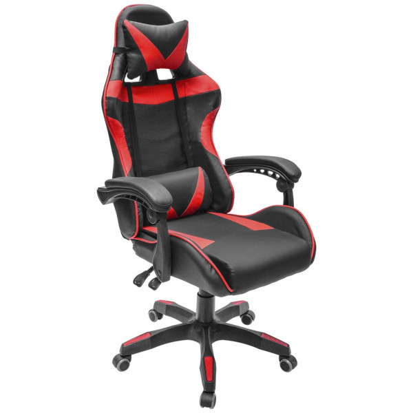 Silla Gamer Economica Rojo Eco-001 Reclinable - Imagen 9