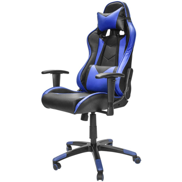Silla Gamer Economica Azul Eco-001 Reclinable