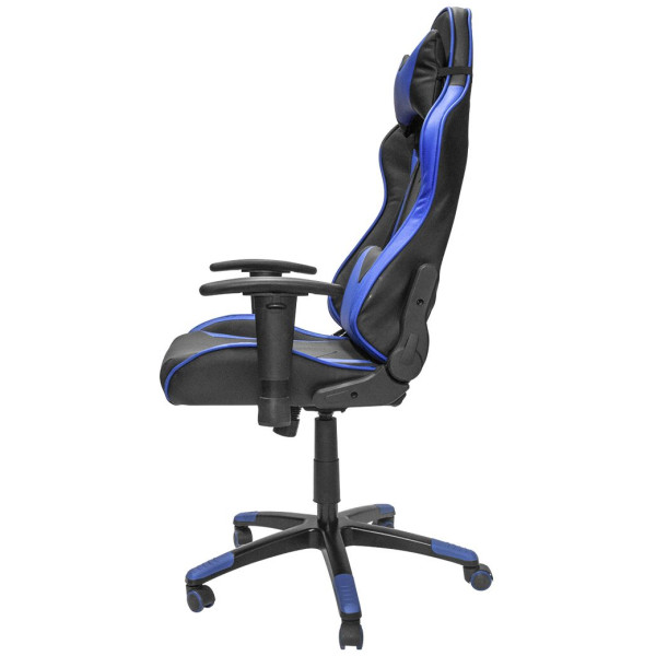 Silla Gamer Economica Azul Eco-001 Reclinable - Imagen 2
