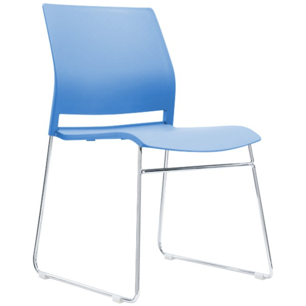 Silla A-600 polipropileno trineo