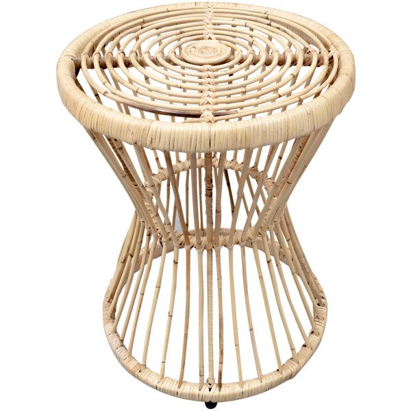 Mesa Centro Kundal Rattan Lateral Ratan