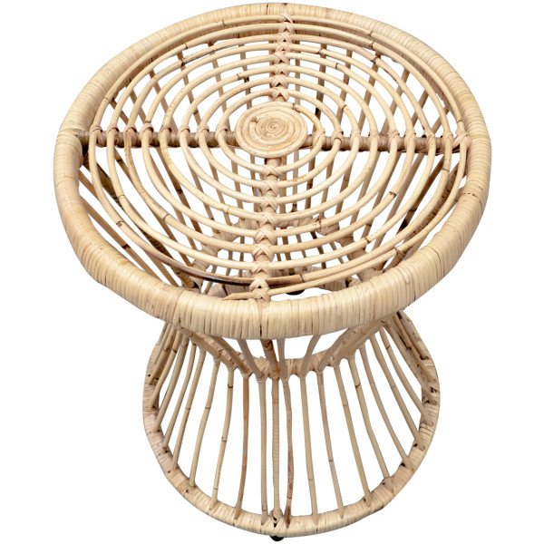 Mesa Centro Kundal Rattan Lateral Ratan - Imagen 3