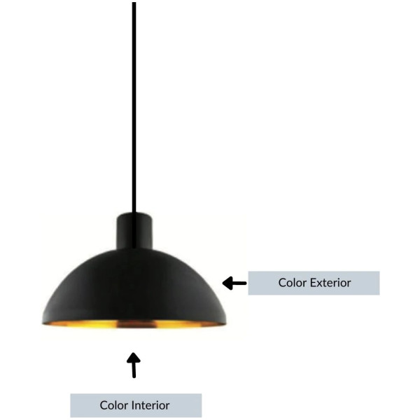Lampara Colgante Cupula 29cm - Imagen 4