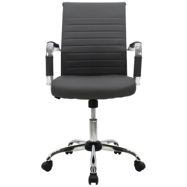 Silla Semi Ejecutiva GA-003 Estilo Eames Aluminium Asiento Acojinado - Imagen 3
