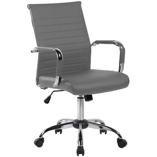 Silla Semi Ejecutiva GA-003 Estilo Eames Aluminium Asiento Acojinado - Imagen 2