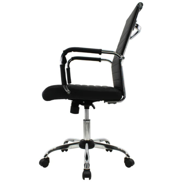 Silla Semi Ejecutiva GA-003 Estilo Eames Aluminium Asiento Acojinado - Imagen 4