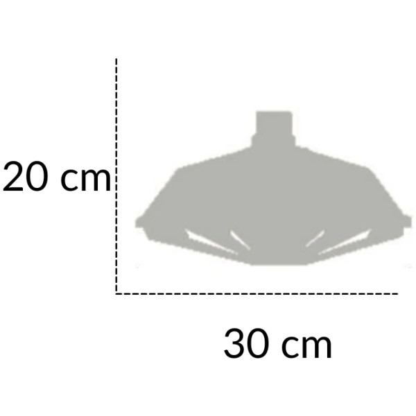 Lampara Colgante Industrial 30cm - Imagen 3