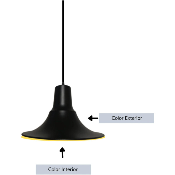 Lampara Colgante Cup Pg 30cm - Imagen 5