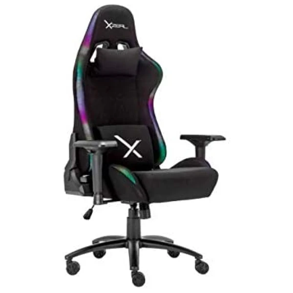 Silla Gamer XZEAL Led RGB tela  Ergonómica Reclinable - Imagen 4